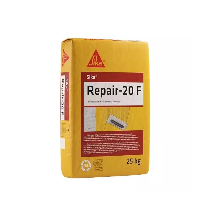Sika - zaprawa naprawcza wyrównawcza SikaRepair-20F