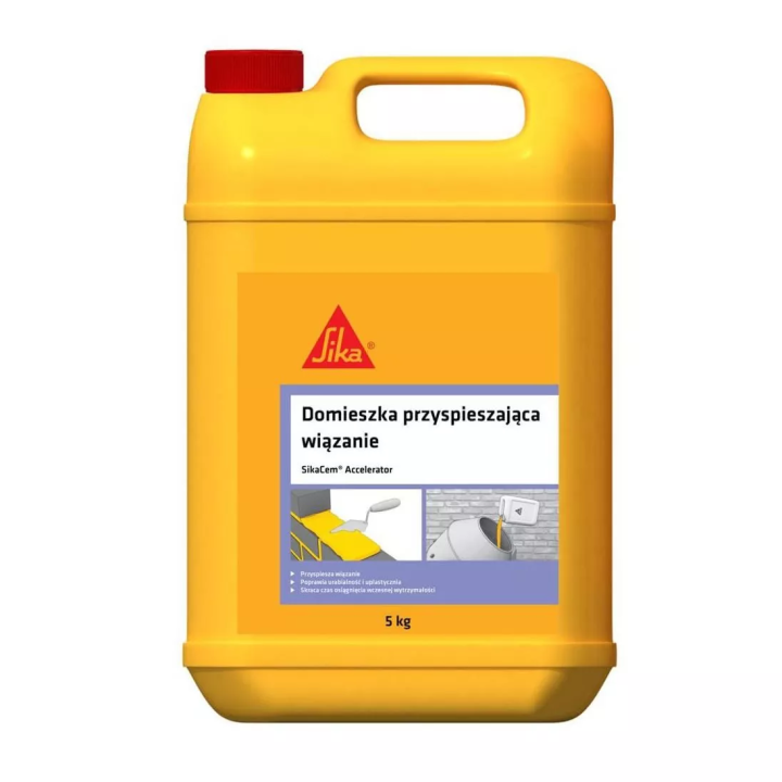 Sika - concrete admixture accelerating the setting of SikaCem Accelerator +