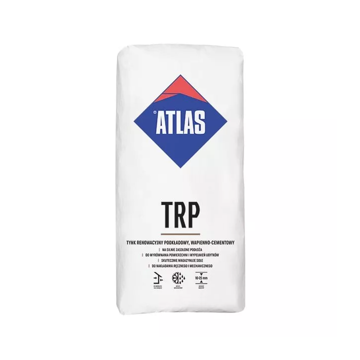 Atlas - TRP lime-cement underlay renovation plaster