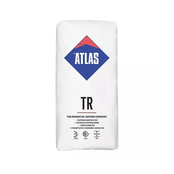 Atlas - tynk renowacyjny wapienno-cementowy TR