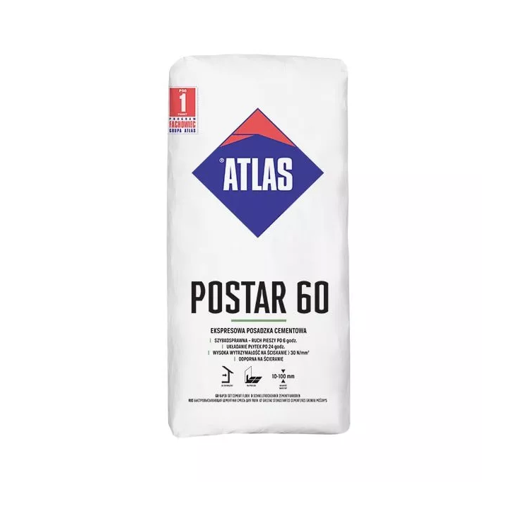 Atlas - Postar 60 express Zementboden