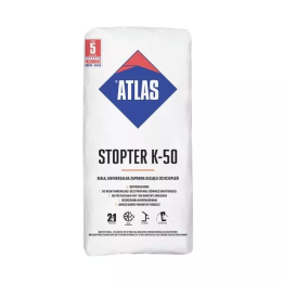 Atlas - zaprawa klejąca do styropianu i wełny biała Stopter K-50
