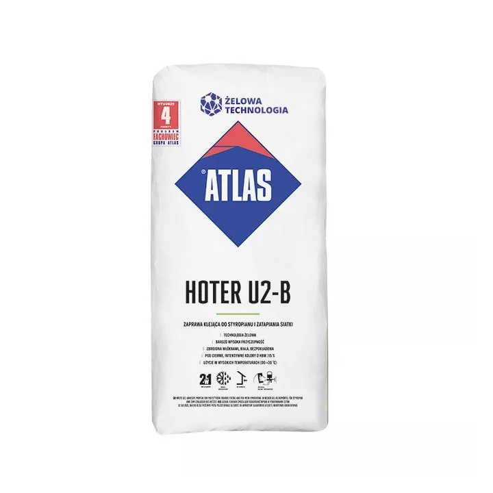 Atlas - Klebemörtel für Polystyrol und Einbettung des Hoter U2-B grundierungsfreien Gewebes