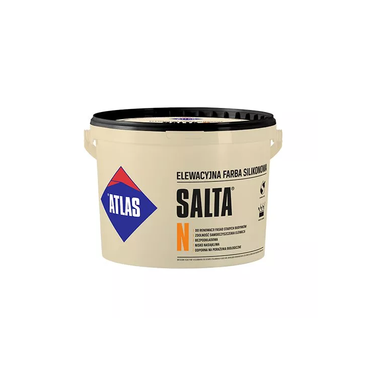 Atlas - farba silikonowa elewacyjna Salta N (AN-SAH)
