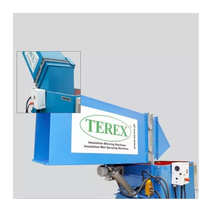 Terex - additional shredder with pneumatic lifting
