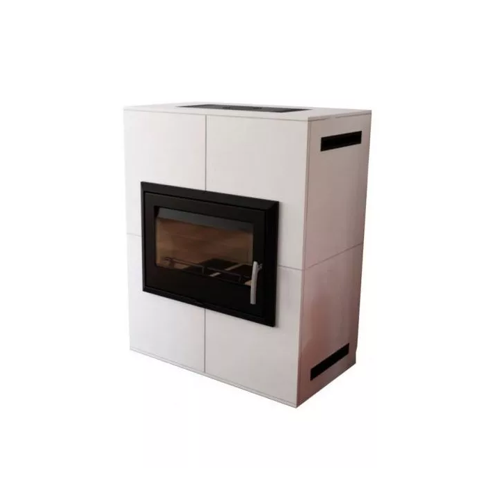 Thorma - piecyk na drewno Lago Hottex biały 11,0 kW