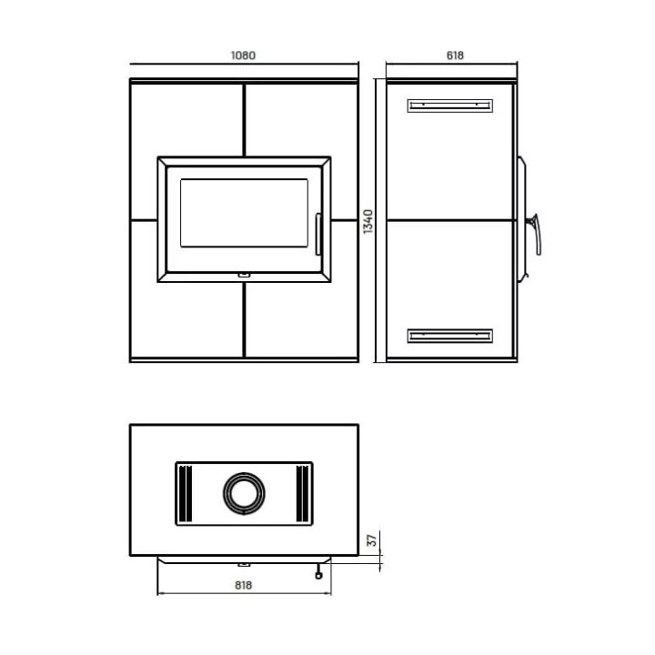 Thorma - Lago Hottex wood stove