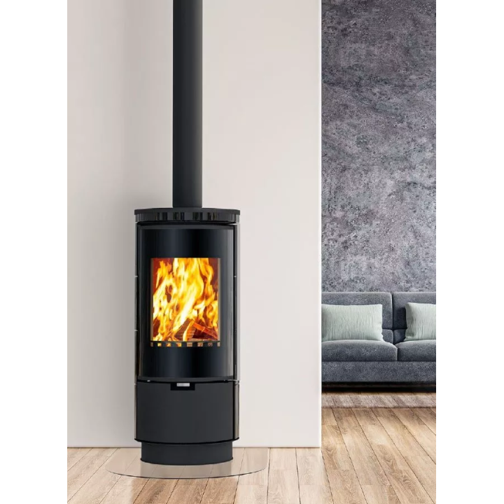 Thorma - piecyk na drewno Andorra Extra kafel biały 7,5 kW