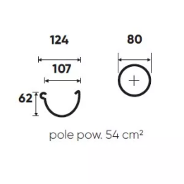 Galeco - system półokrągły PVC - mufa