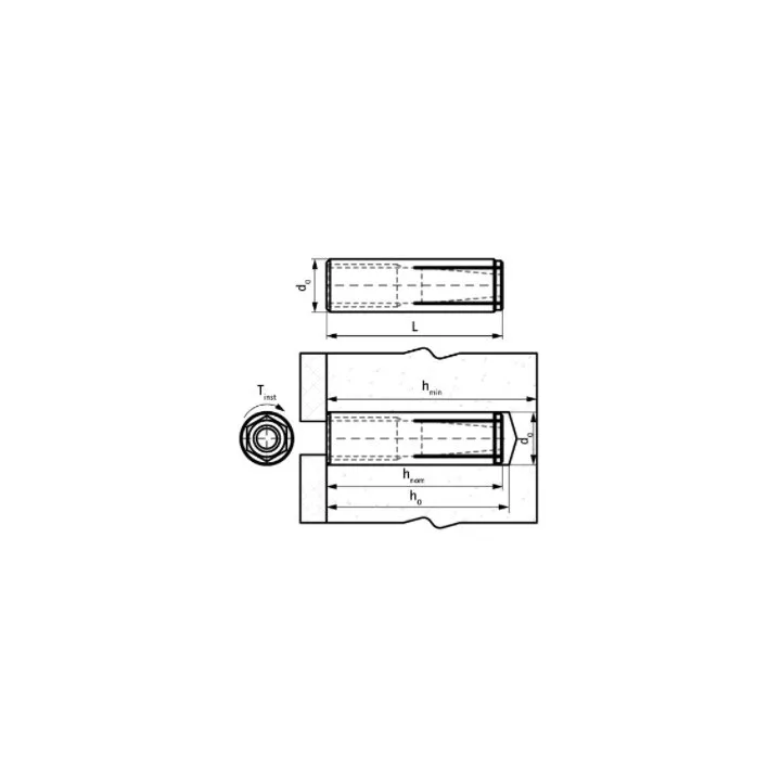 Walraven - WDI1 mechanical drop-in anchor