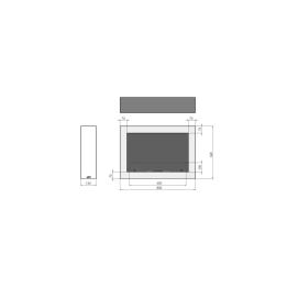 Infire - Murall 800 biofireplace