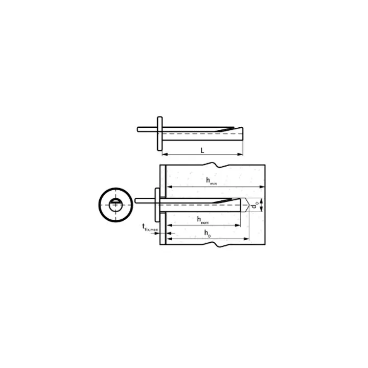 Walraven - Mechanischer Deckenanker WCA1