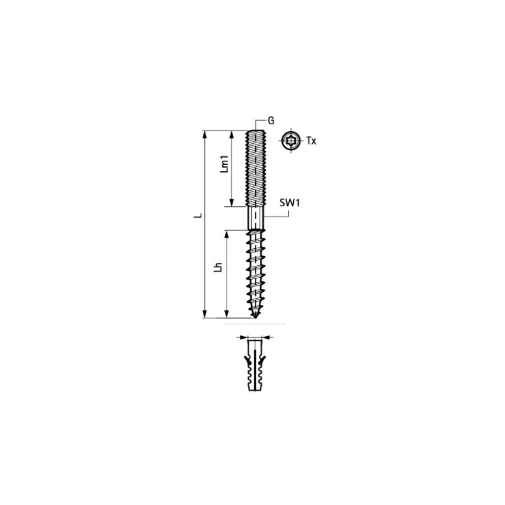 Walraven - BIS Stockschraube (BUP1000)