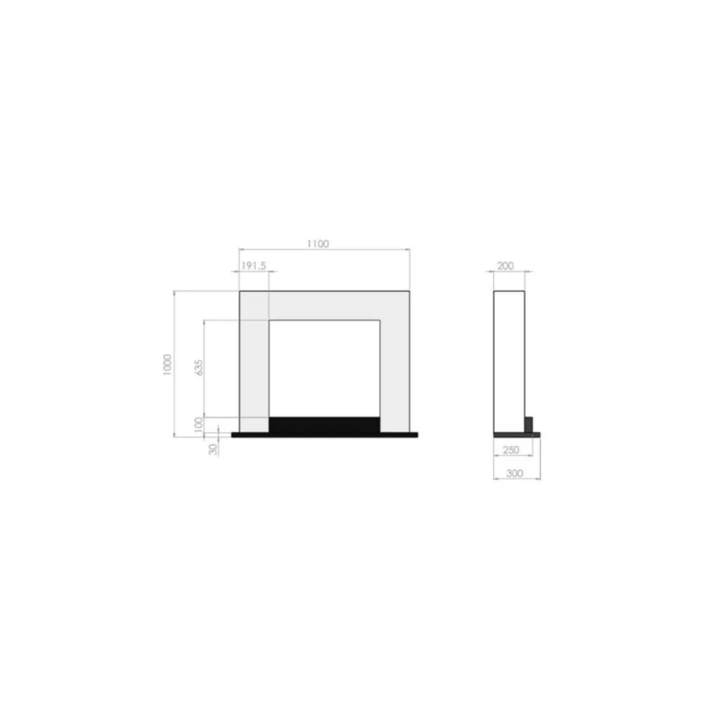 Infire - biokominek Inportal 2
