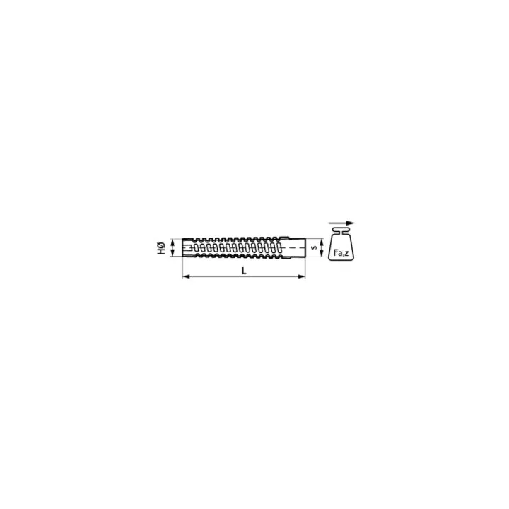 Walraven - dybel stalowy do betonu BIS