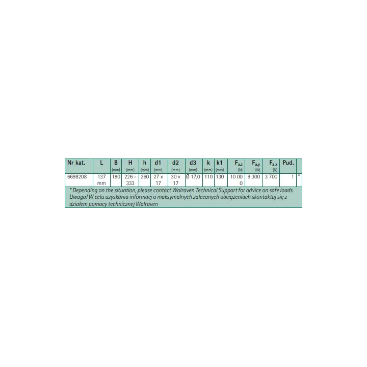 Walraven - Heavy Fixed Point Consoles (BUP1000)
