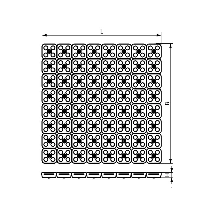 Walraven - podkładka elastomerowa VibraTek PR-T