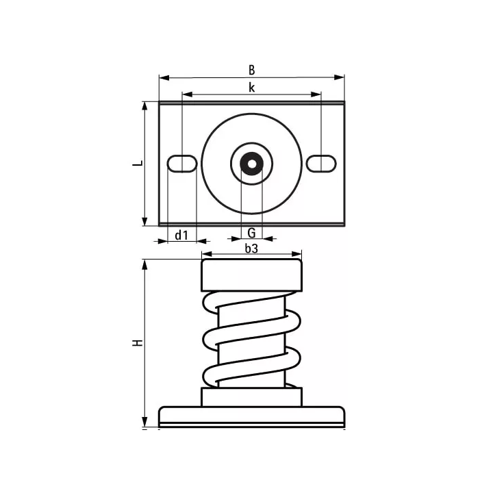 Walraven - amortyzator sprężynowy VibraTek MS-1X