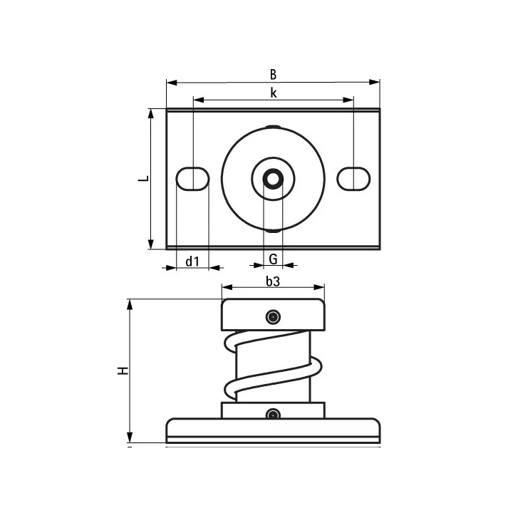 Walraven - amortyzator sprężynowy VibraTek MS-1