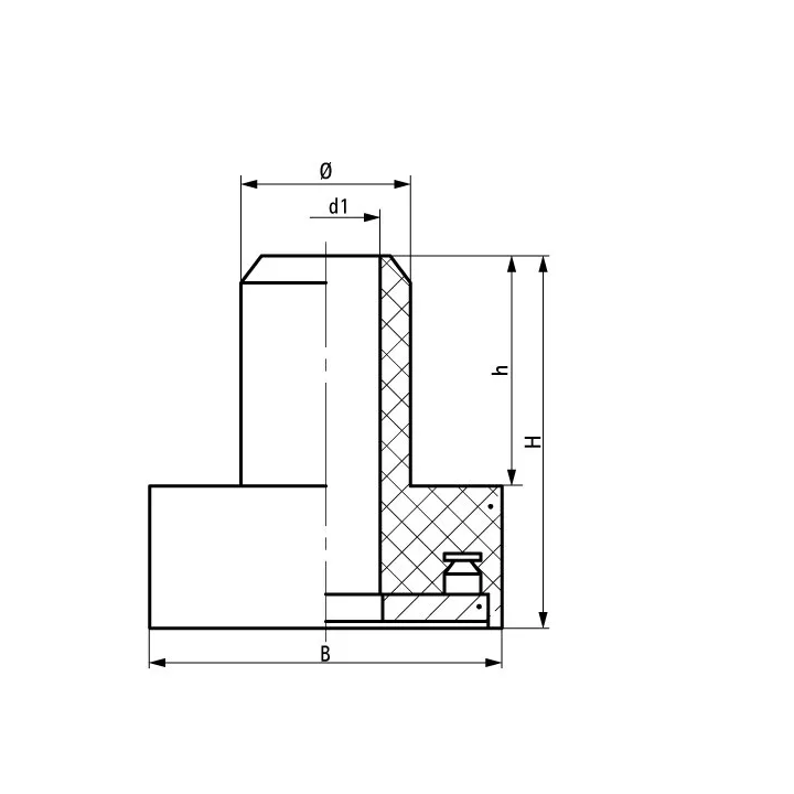 Walraven - amortyzator elastomerowy VibraTek SA-1