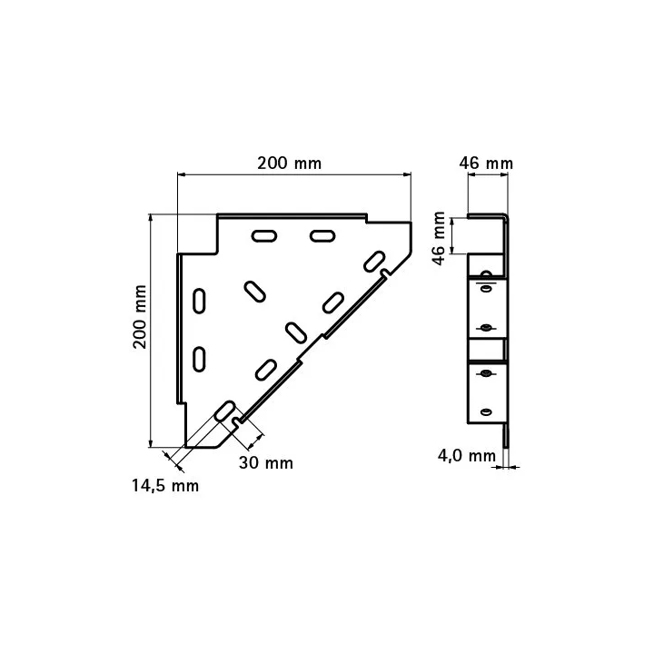 Walraven - kątownik montażowy BIS RapidStrut (BUP1000)