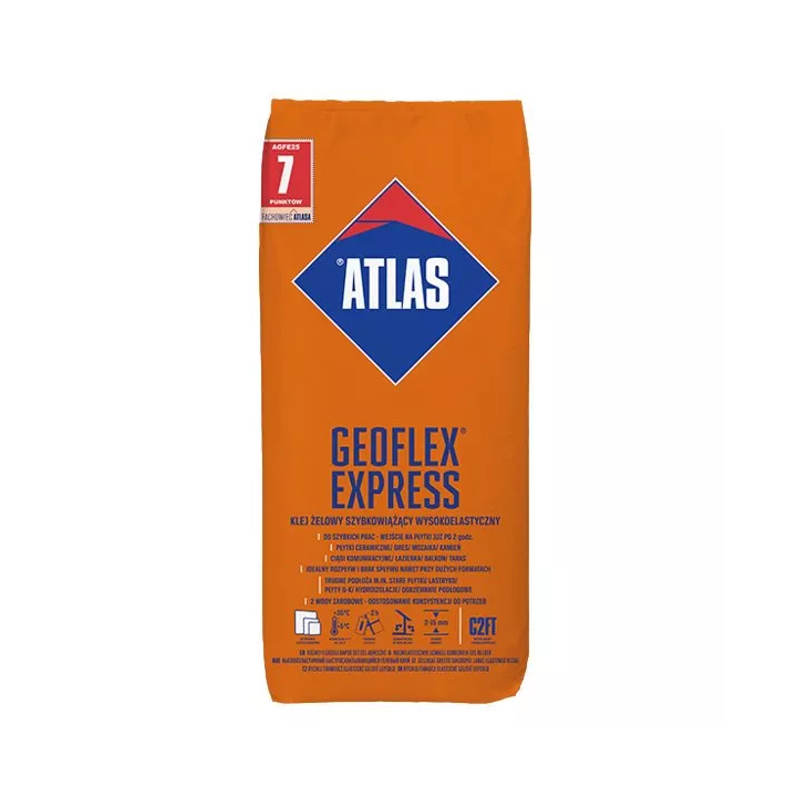 Atlas - klej żelowy szybkowiążący wysokoelastyczny Geoflex Express