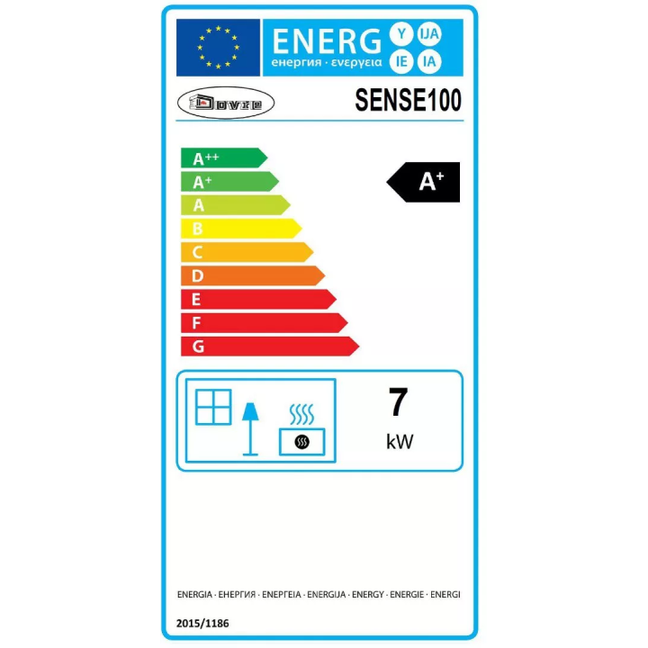 Dovre - piec na drewno Sense 113