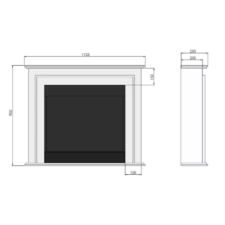 SimpleFire - biokominek SimplePortal 1