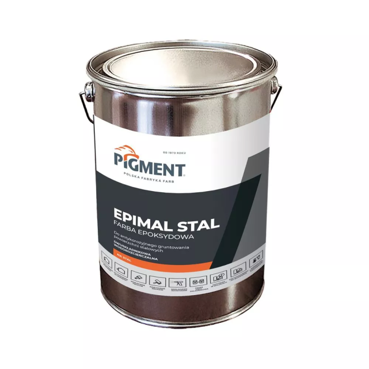 Pigment - farba epoksydowa antykorozyjna, dwuskładnikowa Epimal Stal