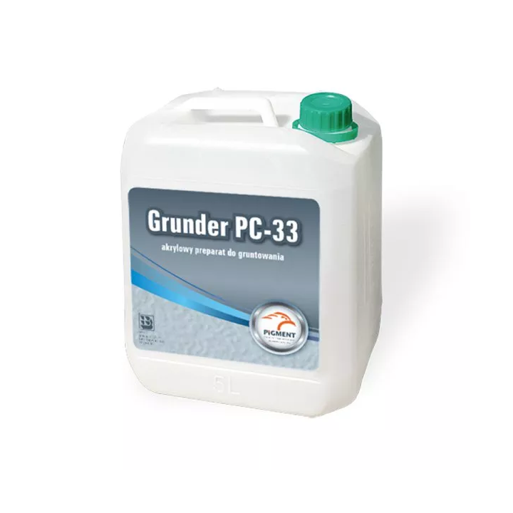 Pigment - szybkoschnąca, wzmacniająca emulsja gruntująca Grunder PC-33