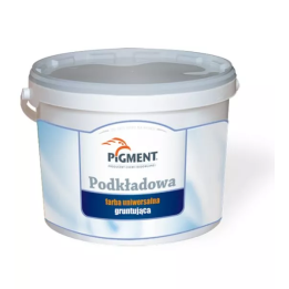 Pigment - lateksowa emulsja gruntująca do ścian i sufitów Farba podkładowa