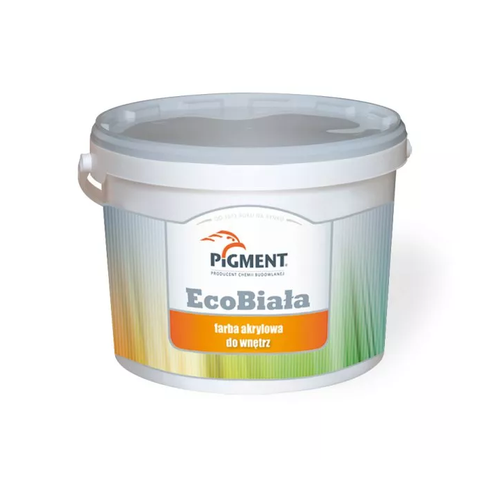 Pigment - inwestycyjna farba akrylowa do wnętrz Eco Biała