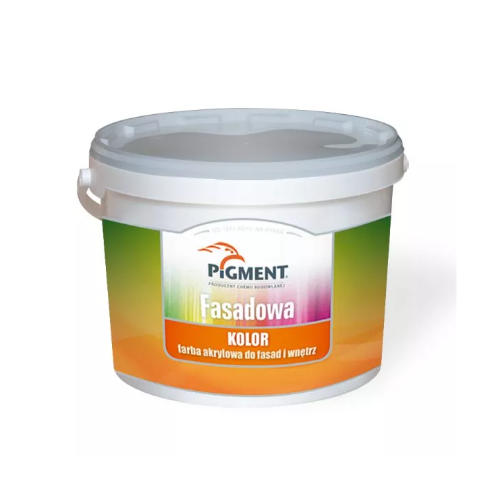 Pigment - akrylowa farba, gotowe kolory Farba Fasadowa Kolor