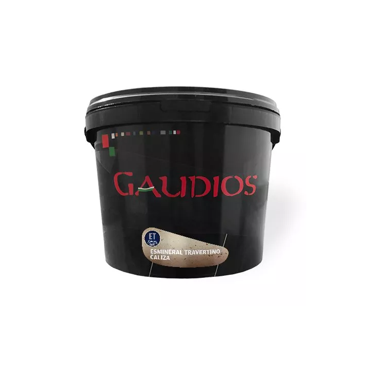 Gaudios - mineralny tynk dekoracyjny z efektem trawertynu Esmineral Travertino Caliza