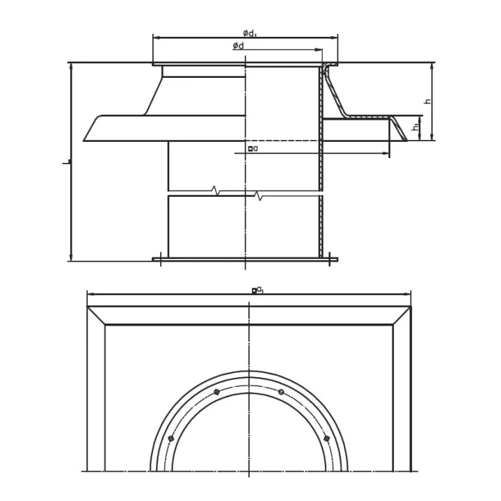 Metalplast - podstawa dachowa PVC typ B II