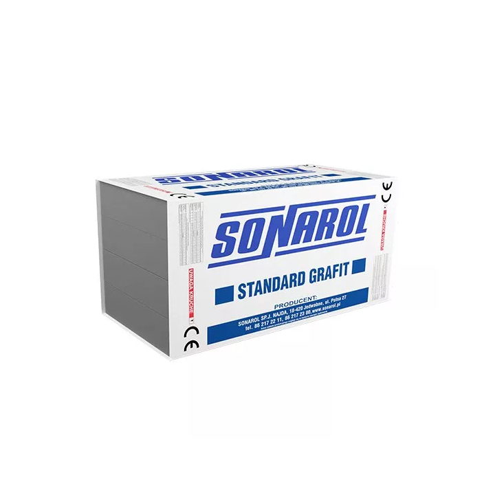 Sonarol - styropian EPS S 033 Standard Grafit
