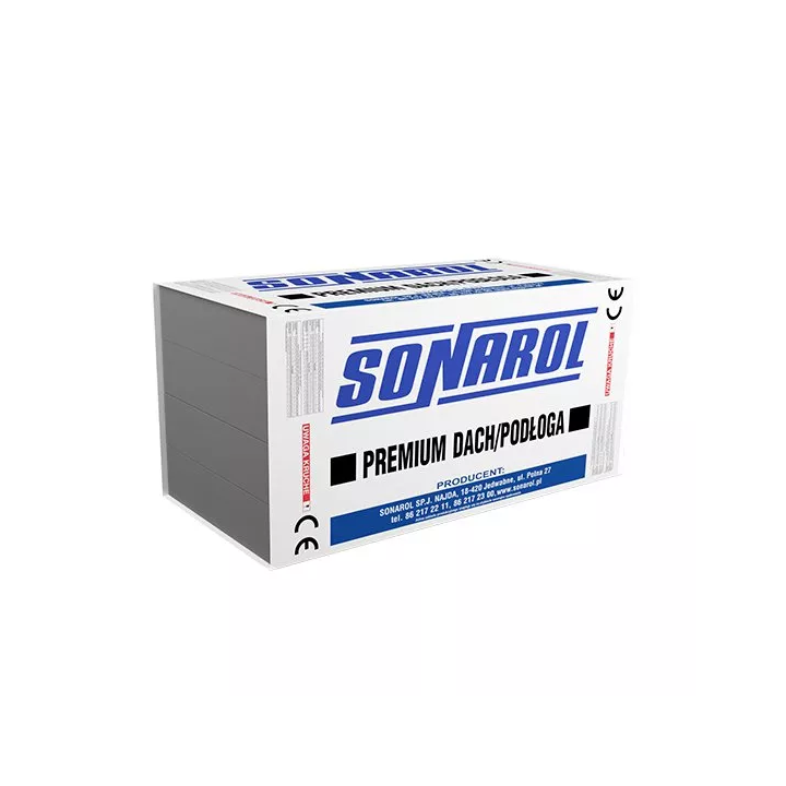 Sonarol - styropian EPS 031 Premium Dach/Podłoga Grafit