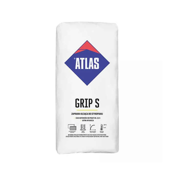 Atlas - zaprawa klejąca do styropianu Grip S