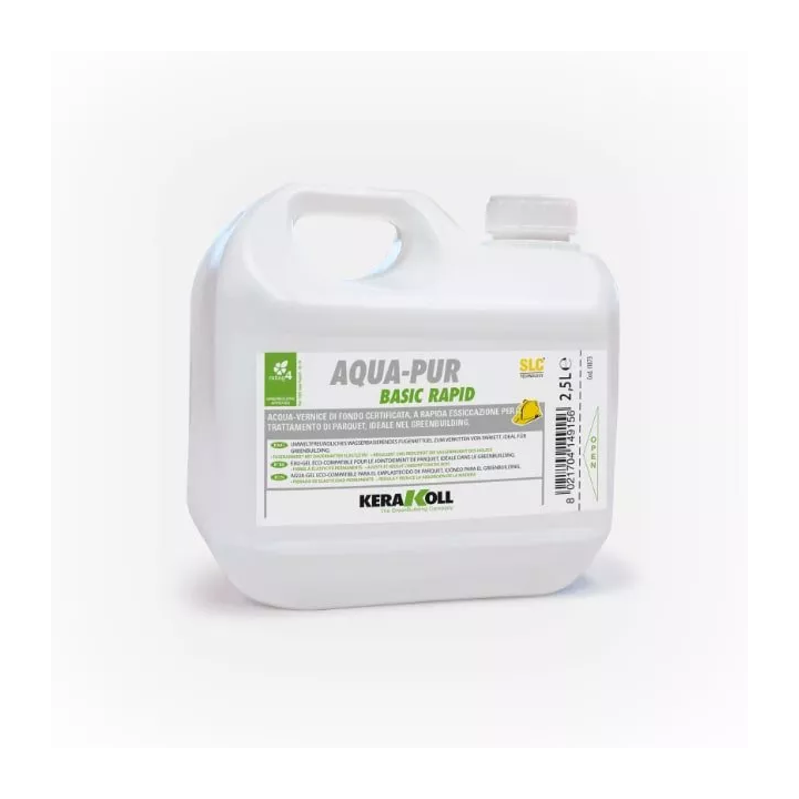 Kerakoll - lakier wodny podkładowy szybkoschnący do parkietu Aqua-Pur Basic Rapid