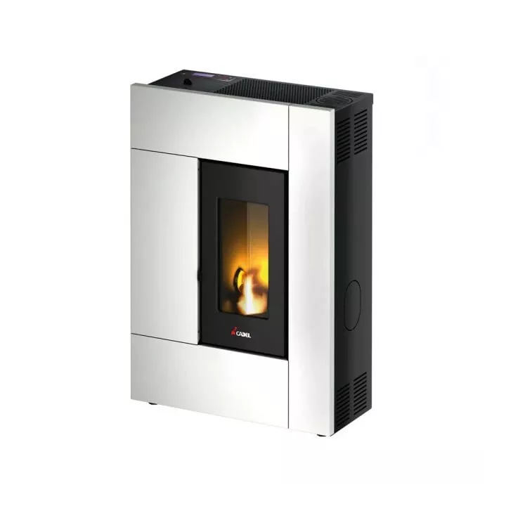 Cadel - piecyk na pellet Spirit 5 biały 5,2 kW