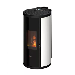 Cadel - piecyk na pellet Sound 5 Up biały 5,5 kW