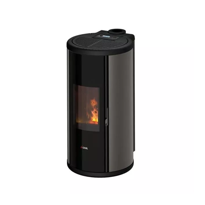Cadel - piecyk na pellet Sound 5 Up szary Titanium 5,5 kW