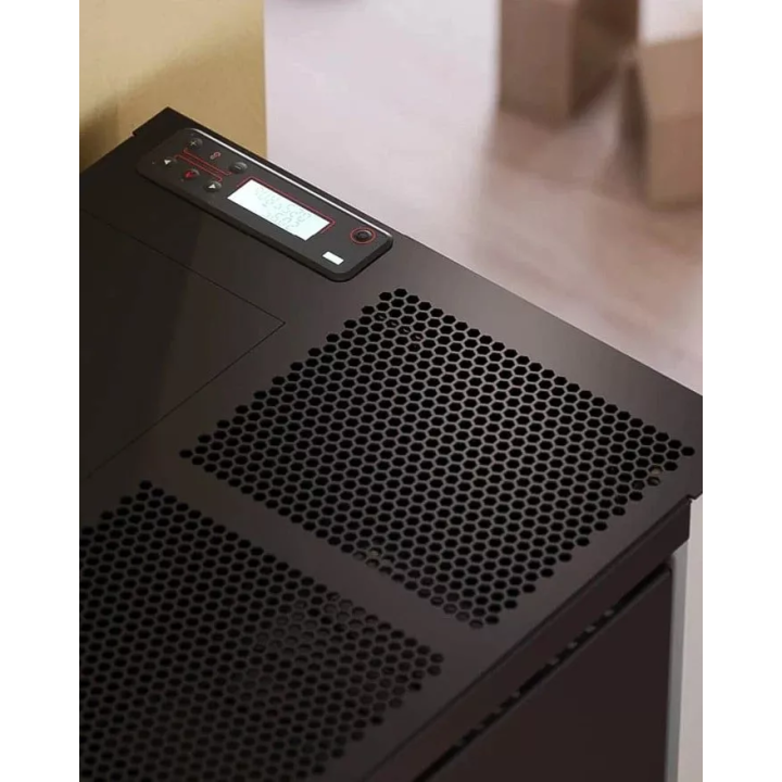 Cadel - piecyk na pellet Cristal 7 Up bordowy 7,0 kW