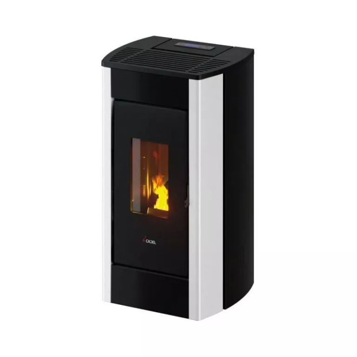 Cadel - piecyk na pellet Perla 7 biały 7,0 kW
