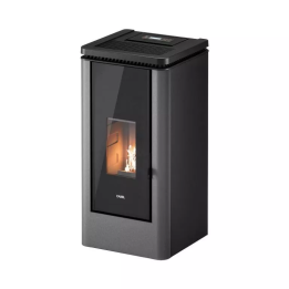 Cadel - piecyk na pellet Icon Plus 9 szary Titanium 8,5 kW