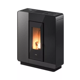 Cadel - piecyk na pellet Elle Plus 9 Flexit szary Titanium 8,5 kW