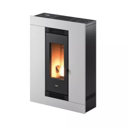 Cadel - piecyk na pellet Luce Plus 9 Flexit biały 8,5 kW