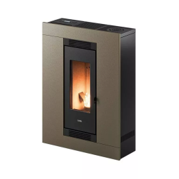 Cadel - piecyk na pellet Luce Plus 9 Flexit jasnobrązowy 8,5 kW