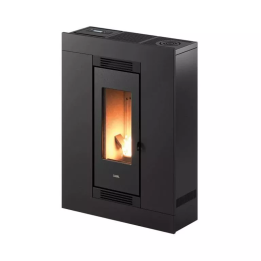 Cadel - piecyk na pellet Luce Plus 9 Flexit antracytowy 8,5 kW