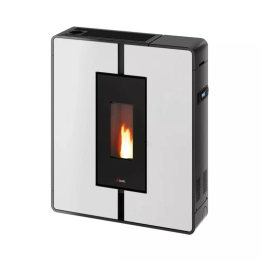 Cadel - piecyk na pellet Tile Plus 10 biały 10,0 kW